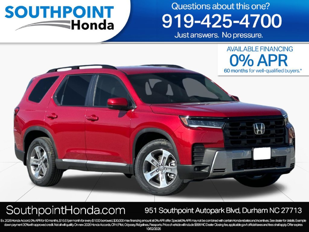 New 2026 Honda Pilot EX-L