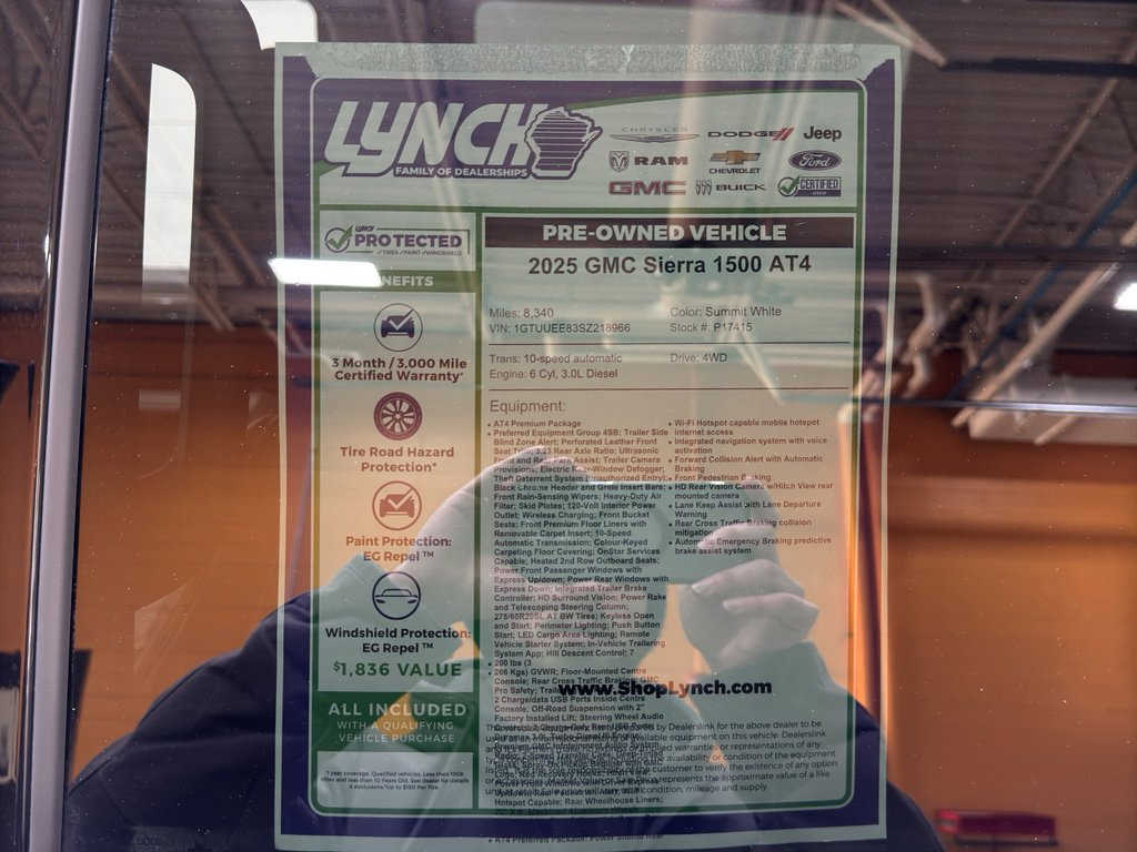 Used 2025 GMC Sierra 1500 AT4 w/ AT4 Premium Package image 48