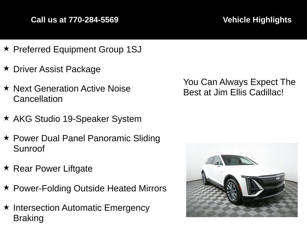 Used 2024 Cadillac Lyriq Sport w/ LPO, Floor Liner Package image 5