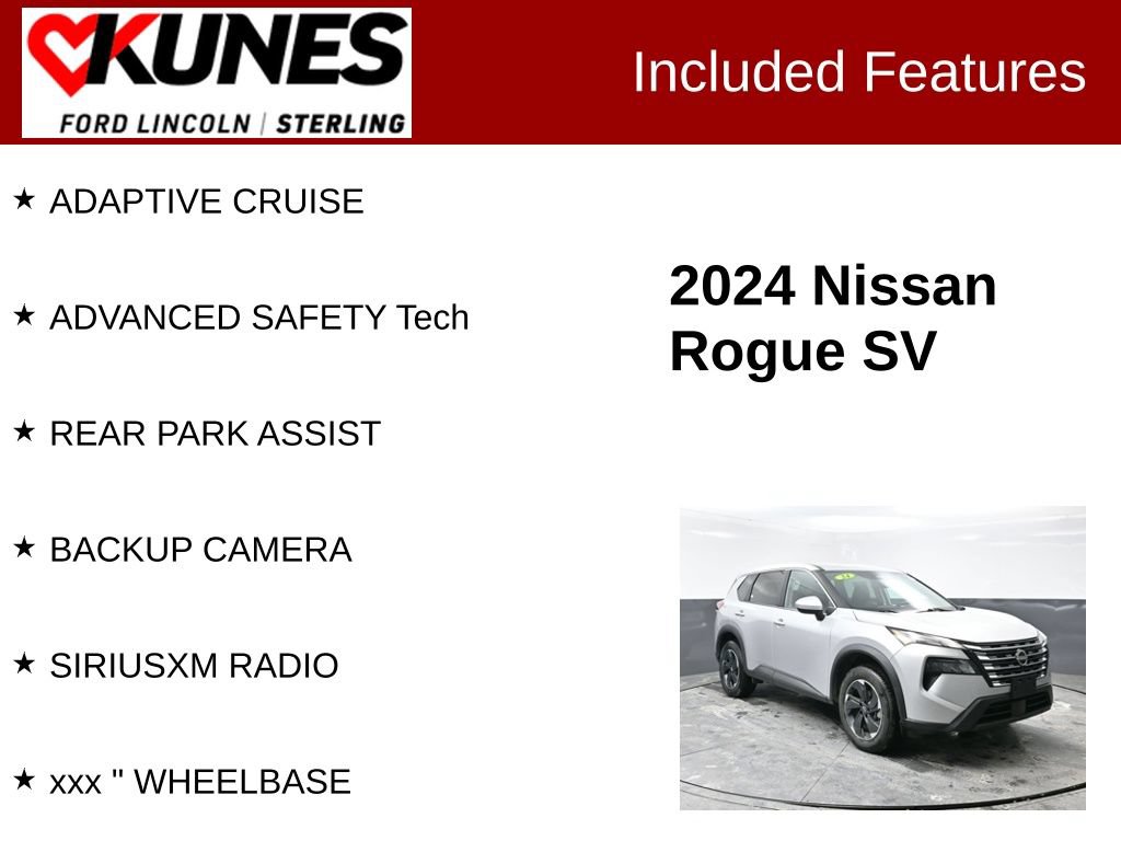 Used 2024 Nissan Rogue SV AWD/4WD image 2