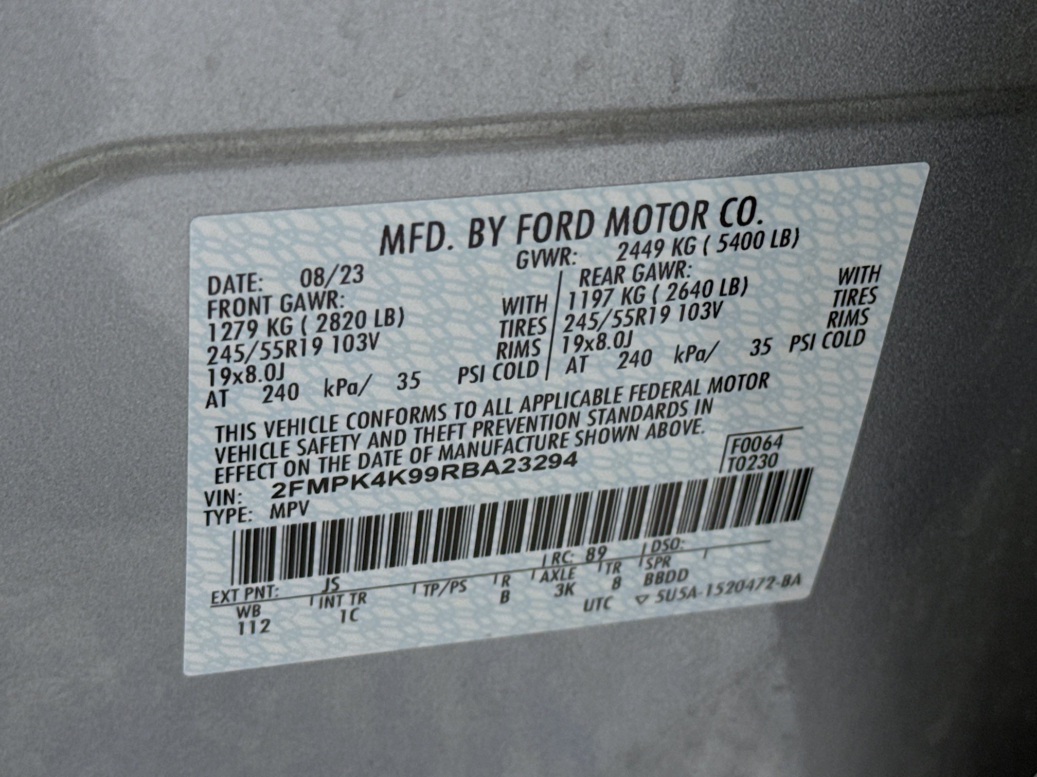 Used 2024 Ford Edge Titanium w/ Equipment Group 301A AWD/4WD image 34