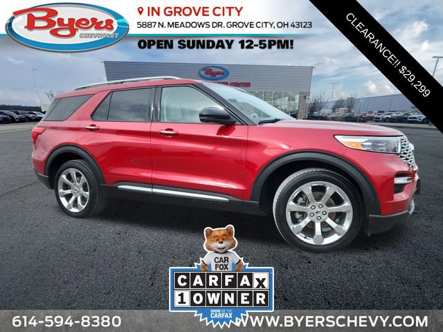 Used 2020 Ford Explorer Platinum w/ Premium Technology Package