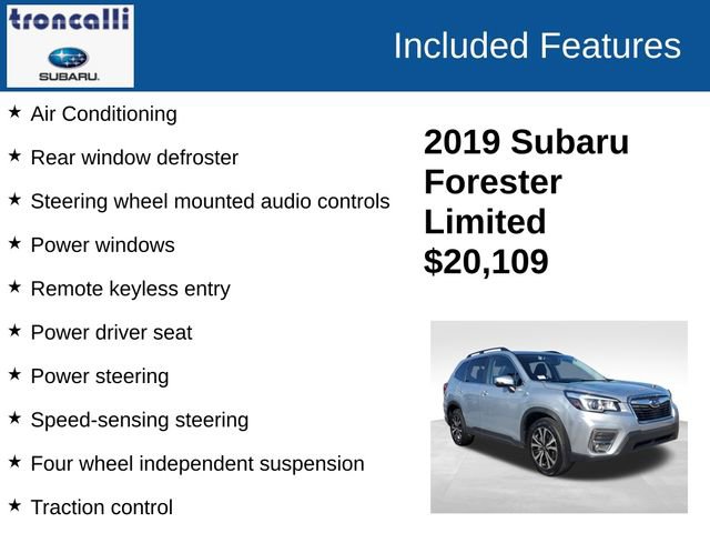Used 2019 Subaru Forester Limited w/ Popular Package #3 image 4