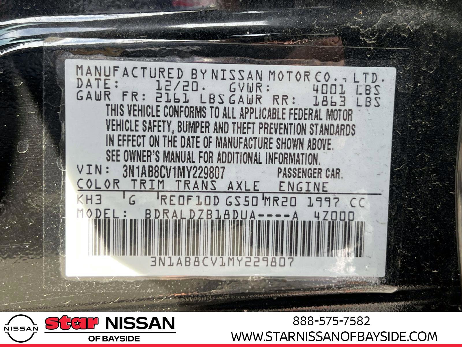 Certified 2021 Nissan Sentra SV image 12