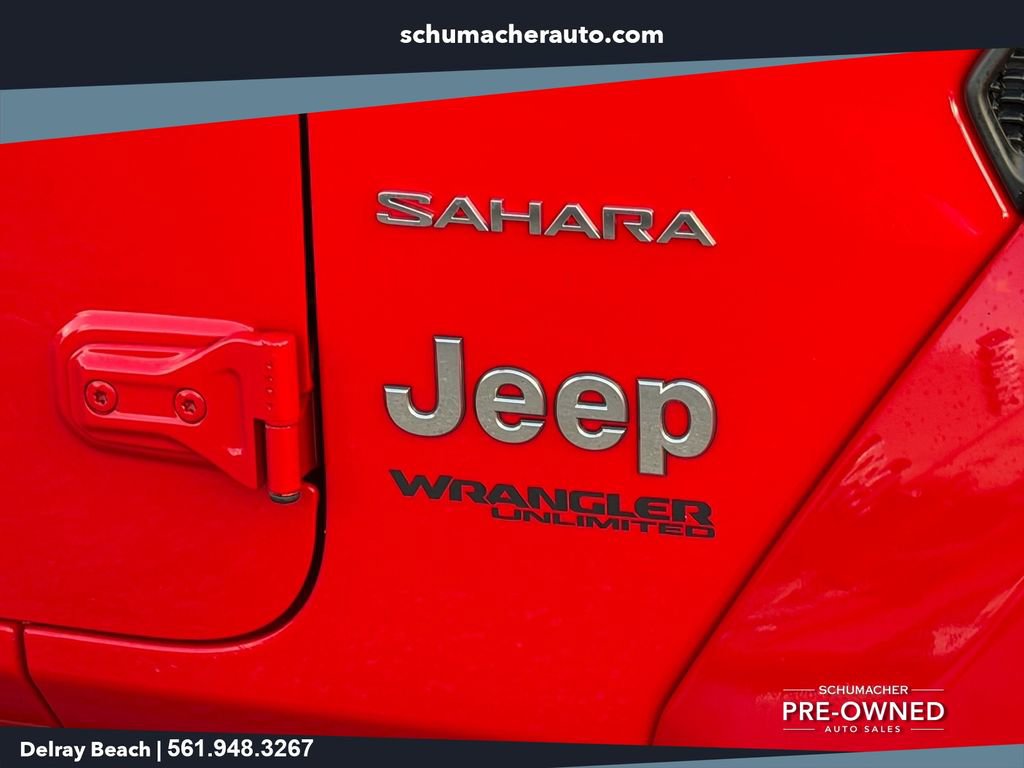 Used 2019 Jeep Wrangler Unlimited Sahara w/ Uconnect 4C Nav & Sound Group AWD/4WD image 10