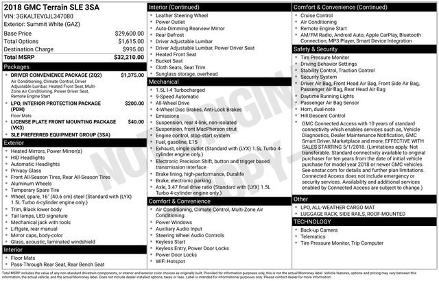 Used 2018 GMC Terrain SLE w/ Driver Convenience Package image 5