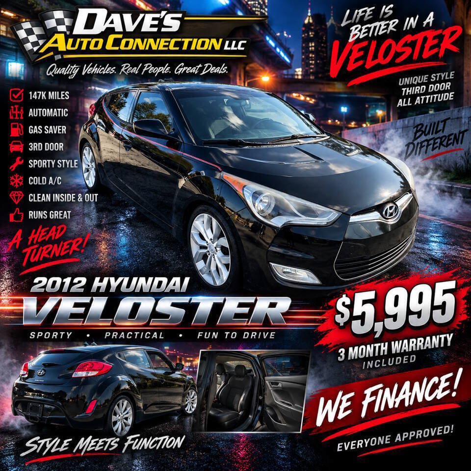 Used 2012 Hyundai Veloster w/ Style Pkg