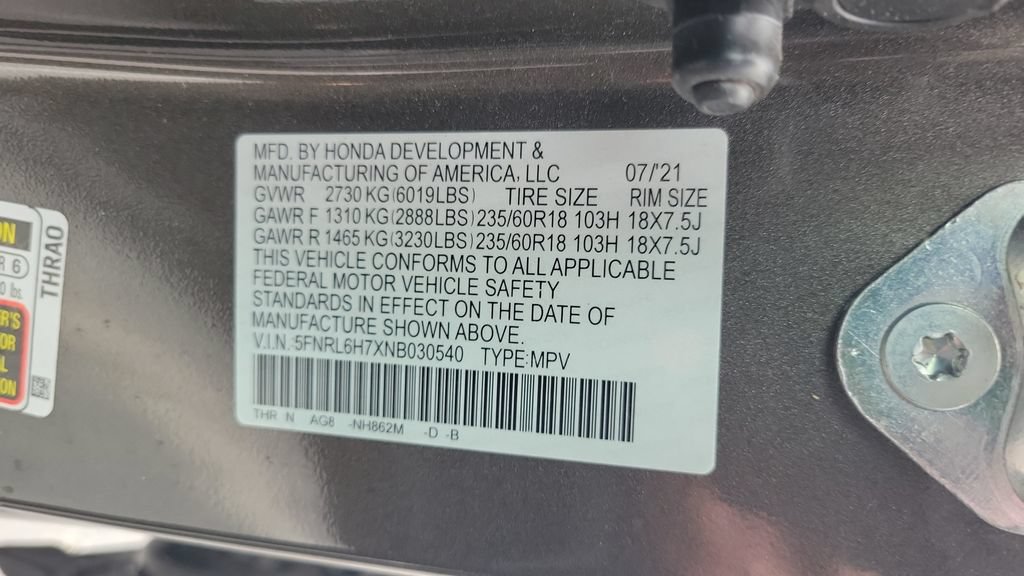 Used 2022 Honda Odyssey EX-L image 26