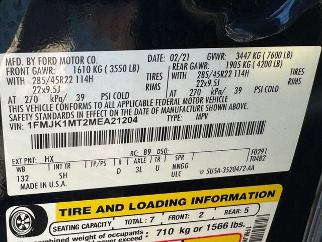 Used 2021 Ford Expedition Max Platinum AWD/4WD image 12