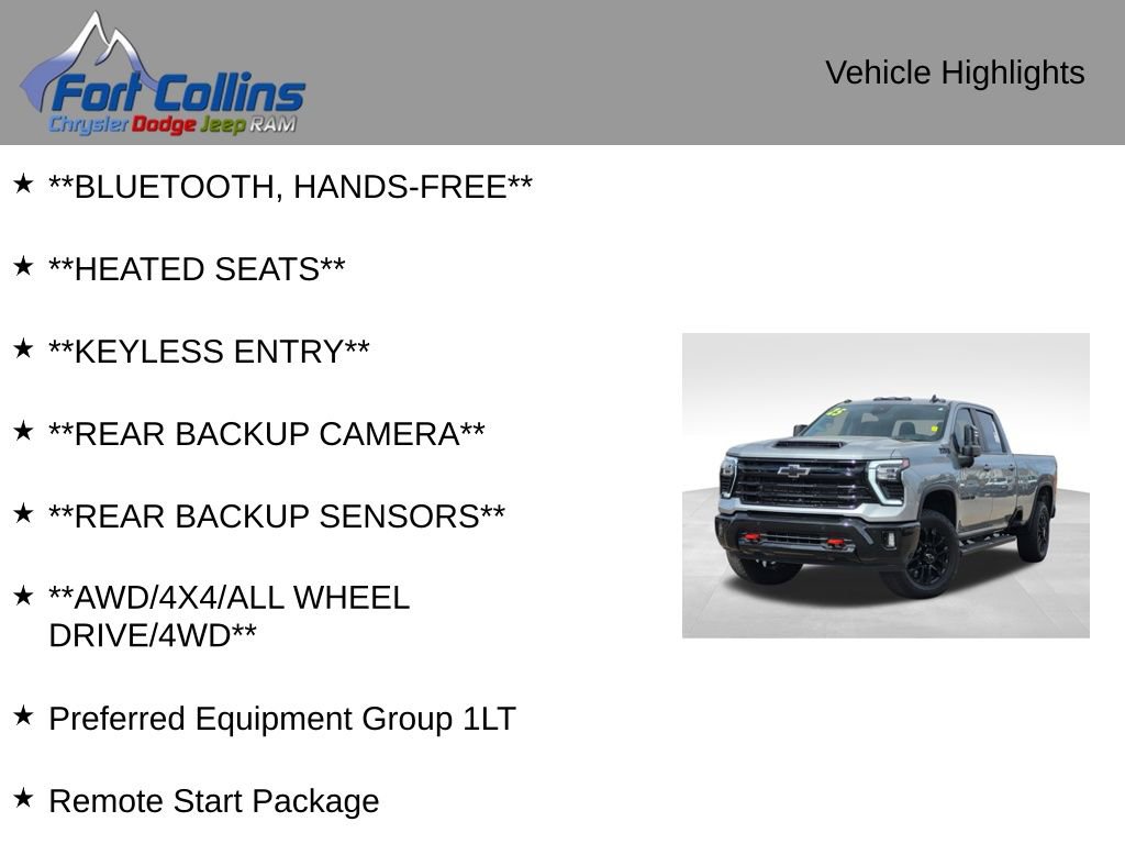 Used 2025 Chevrolet Silverado 3500 LT w/ Trail Boss Package image 4