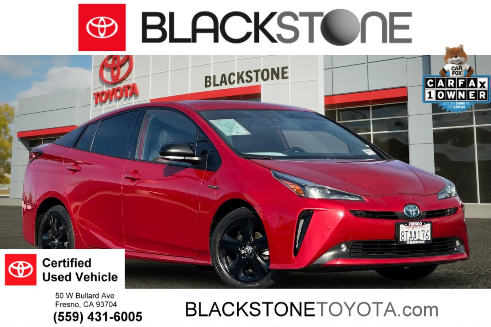 Certified 2021 Toyota Prius L Eco image 1