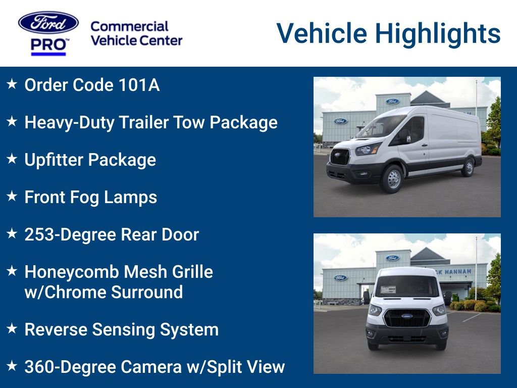 New 2025 Ford Transit 350 148 Medium Roof AWD w/ Upfitter Package image 3