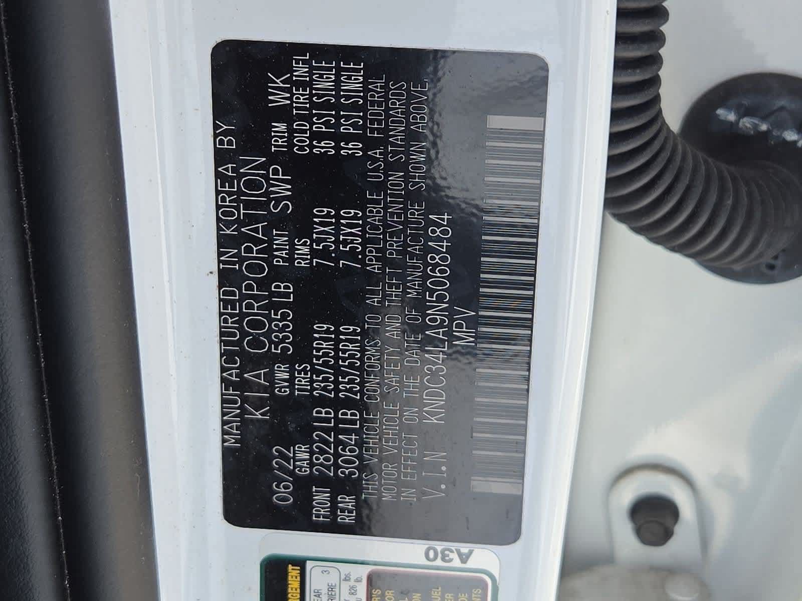 Certified 2022 Kia EV6 Wind RWD image 35
