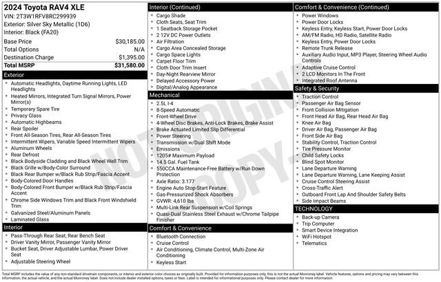 Used 2024 Toyota RAV4 XLE image 27