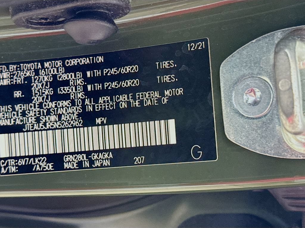Certified 2022 Toyota 4Runner TRD Sport RWD image 28