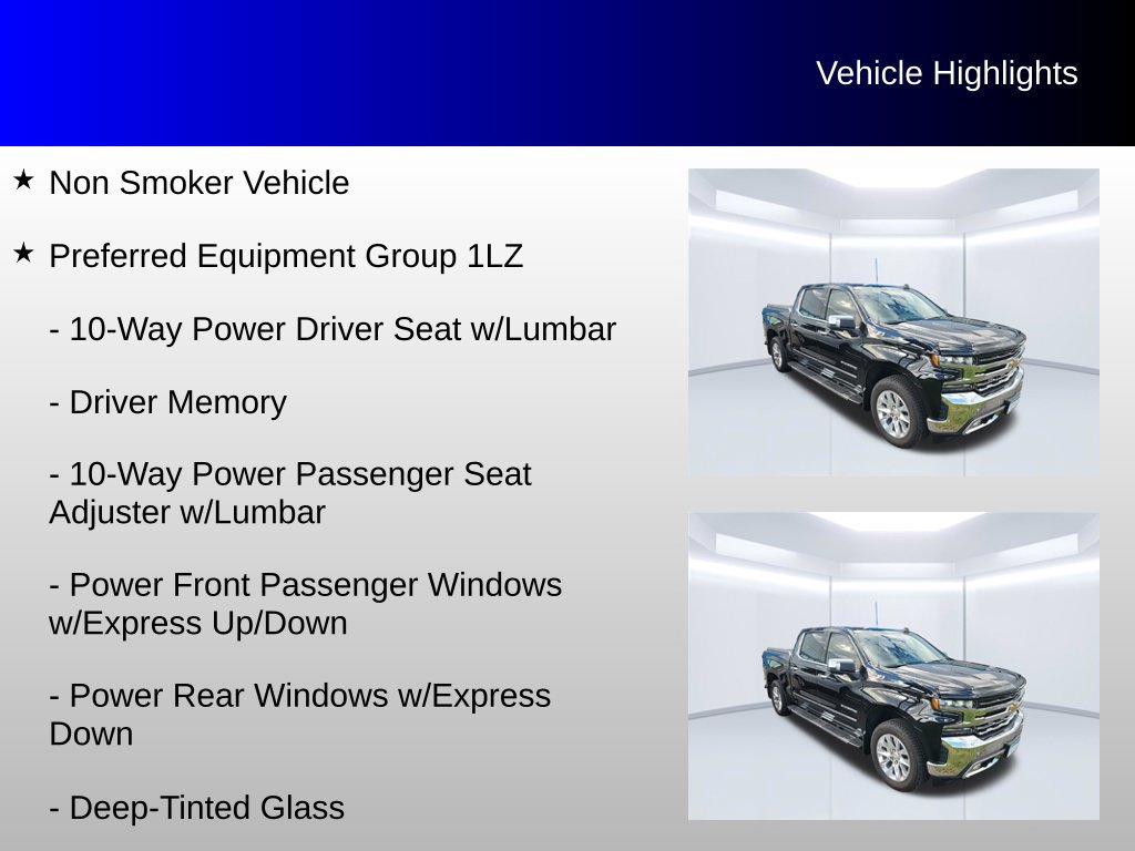 Used 2019 Chevrolet Silverado 1500 LTZ w/ LTZ Plus Package AWD/4WD image 12