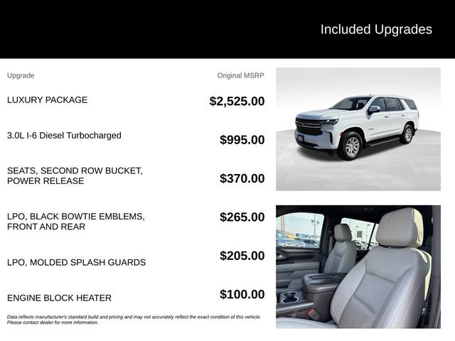 Certified 2022 Chevrolet Tahoe LT w/ Luxury Package AWD/4WD image 5