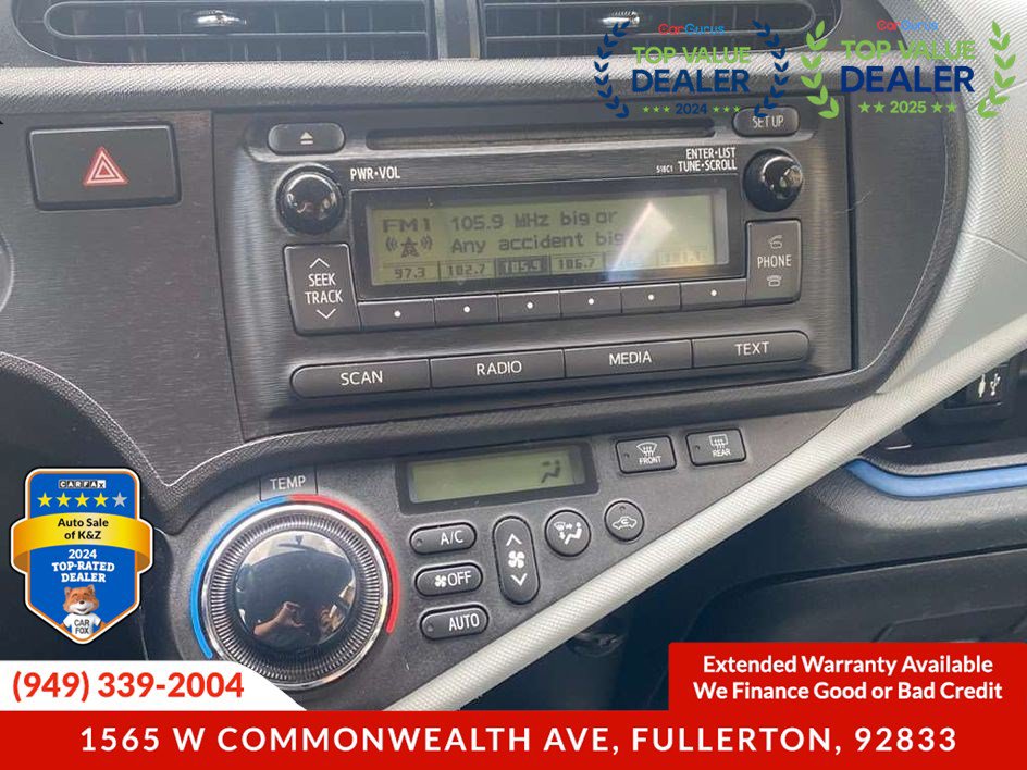 Used 2012 Toyota Prius C Two FWD image 32