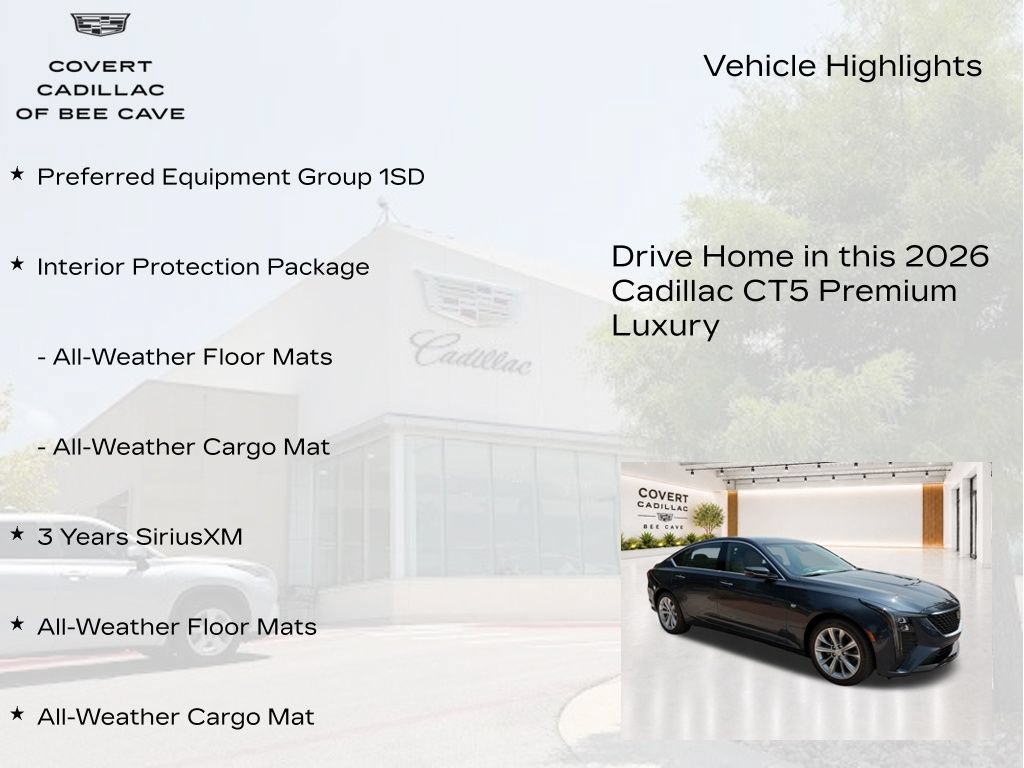 New 2026 Cadillac CT5 Premium Luxury RWD image 6