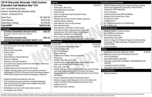 Used 2019 Chevrolet Silverado 1500 Custom w/ Custom Convenience Package image 30