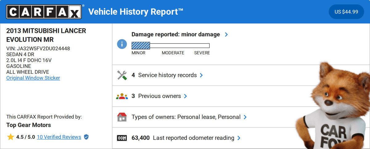 Used 2013 Mitsubishi Lancer Evolution MR image 3