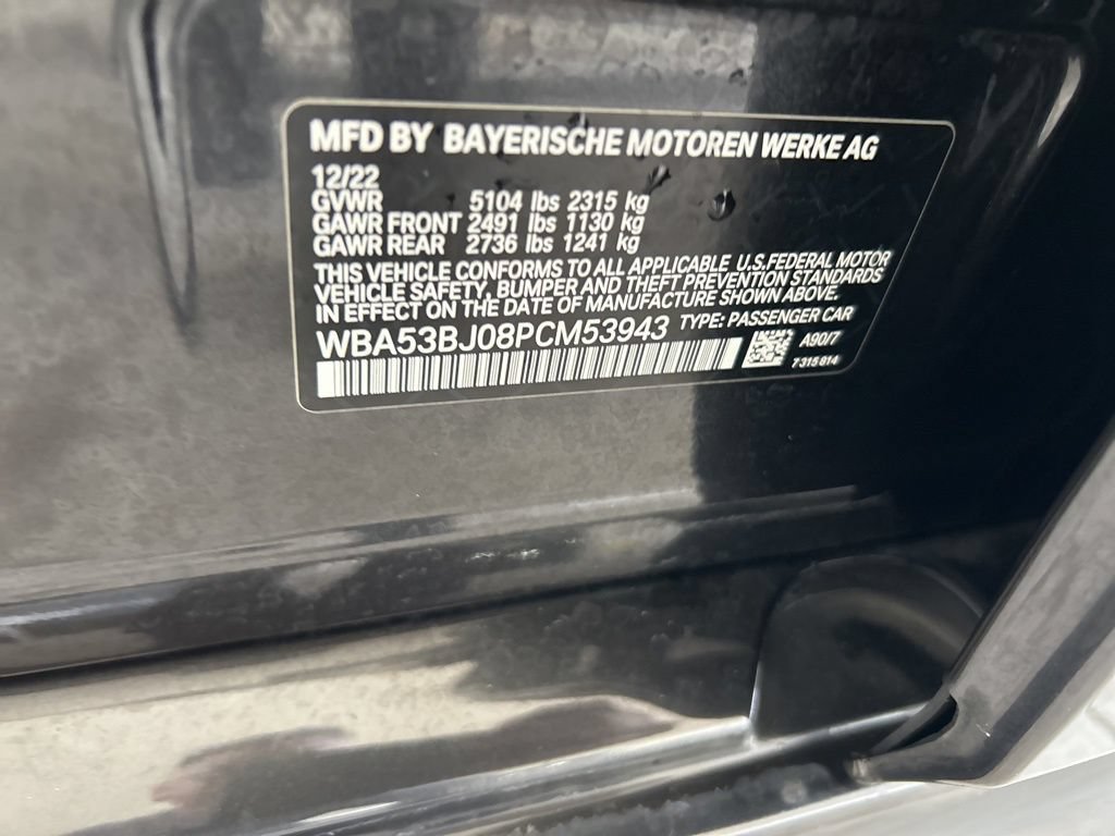 Used 2023 BMW 540i w/ M Sport Package RWD image 50