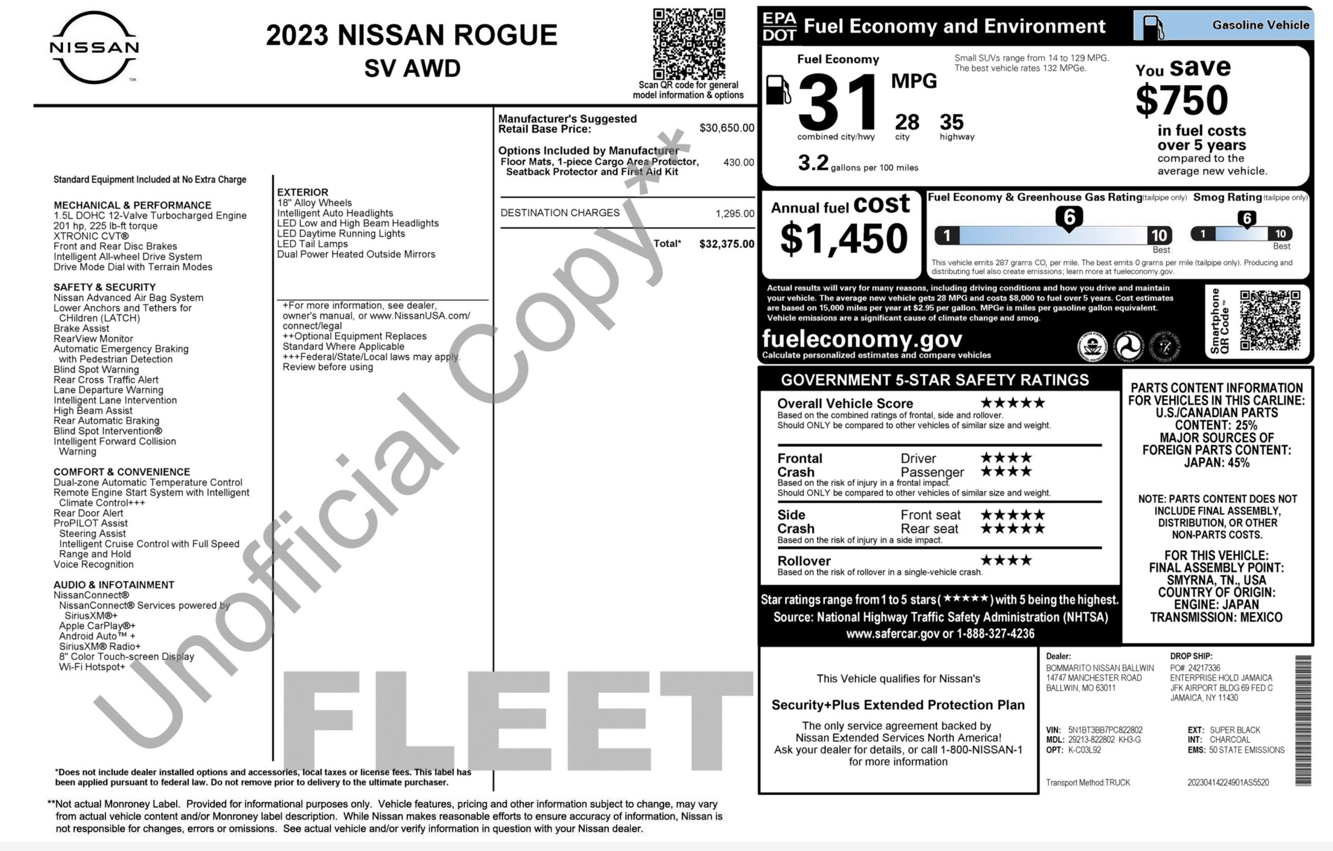 Used 2023 Nissan Rogue SV AWD/4WD image 2