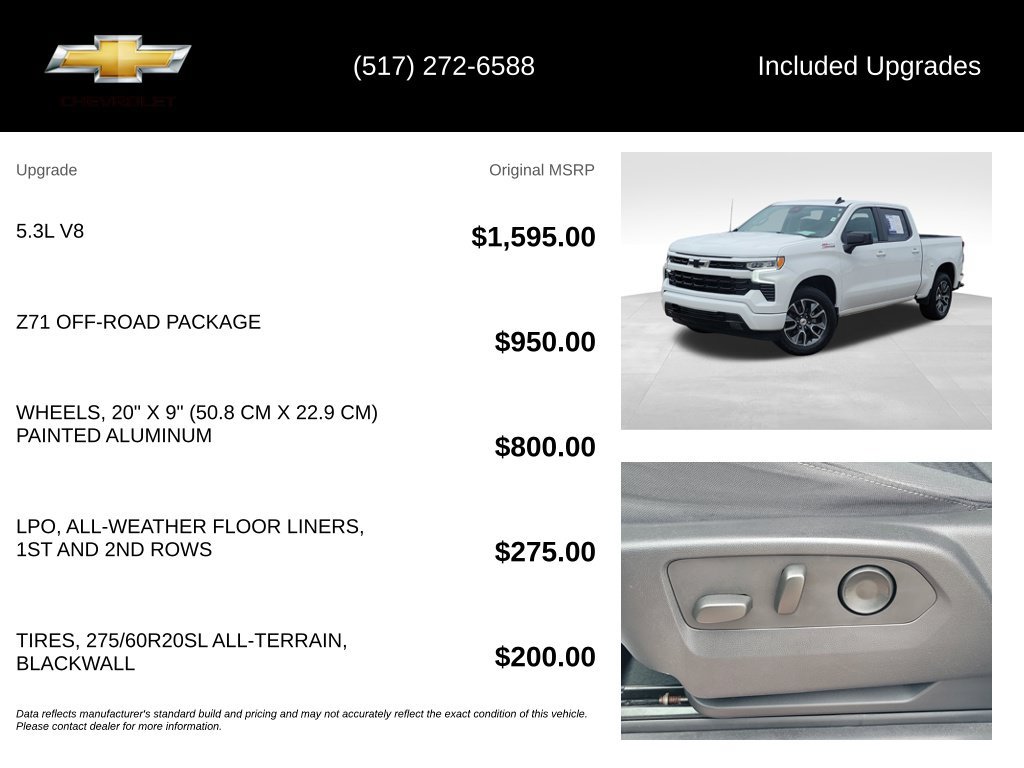 Certified 2023 Chevrolet Silverado 1500 RST w/ Z71 Off-Road Package AWD/4WD image 15