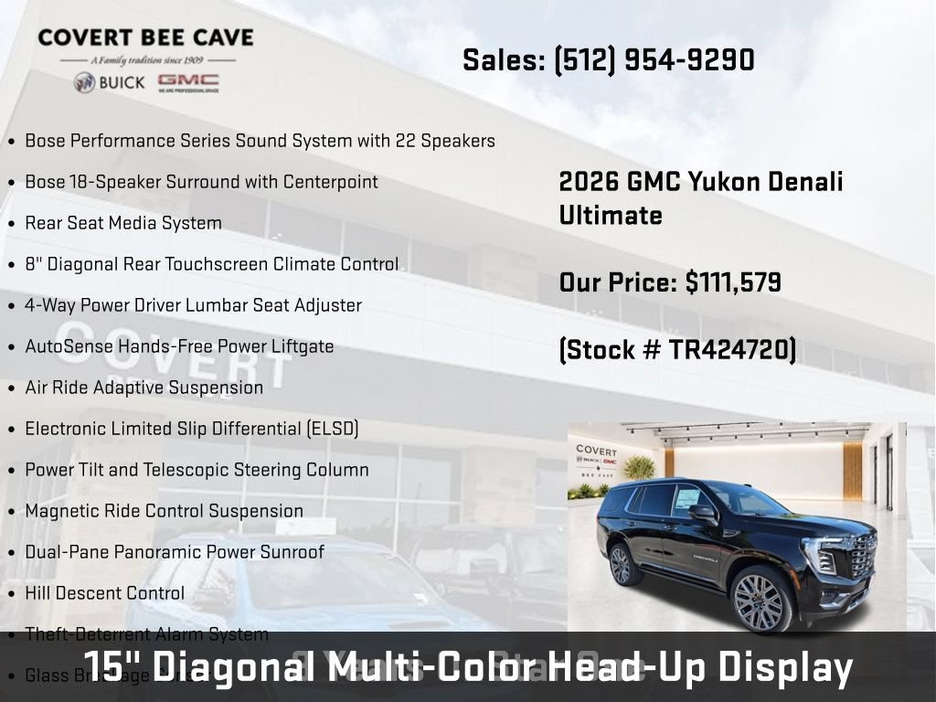 New 2026 GMC Yukon Denali Ultimate AWD/4WD image 44