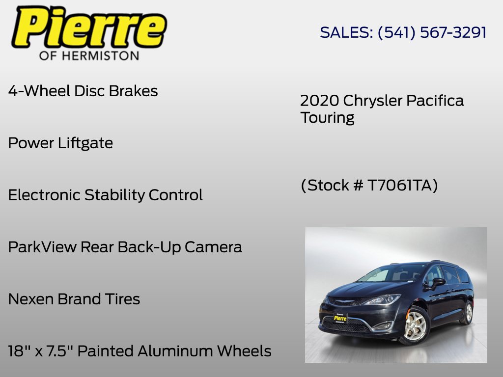 Used 2020 Chrysler Pacifica Touring w/ Tire & Wheel Group FWD image 12