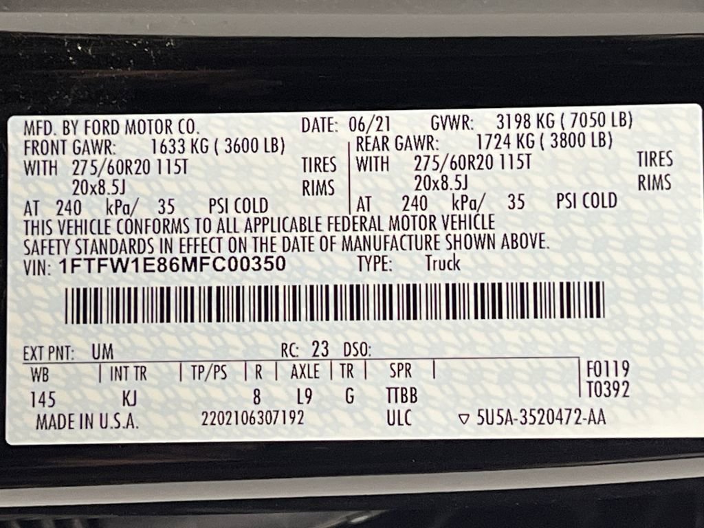 Used 2021 Ford F150 King Ranch w/ Equipment Group 601A High image 71