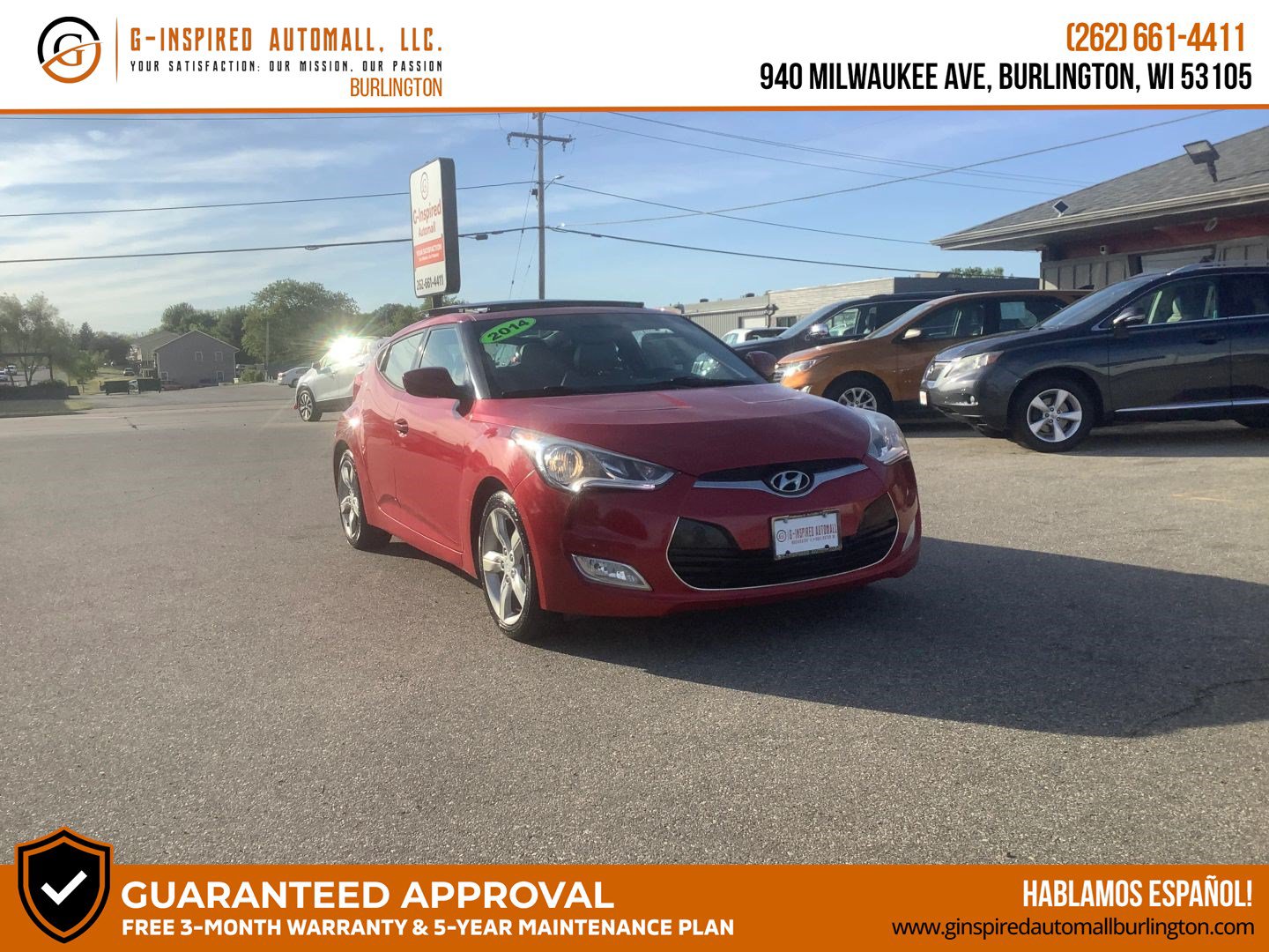 Used 2014 Hyundai Veloster w/ Style Package 02