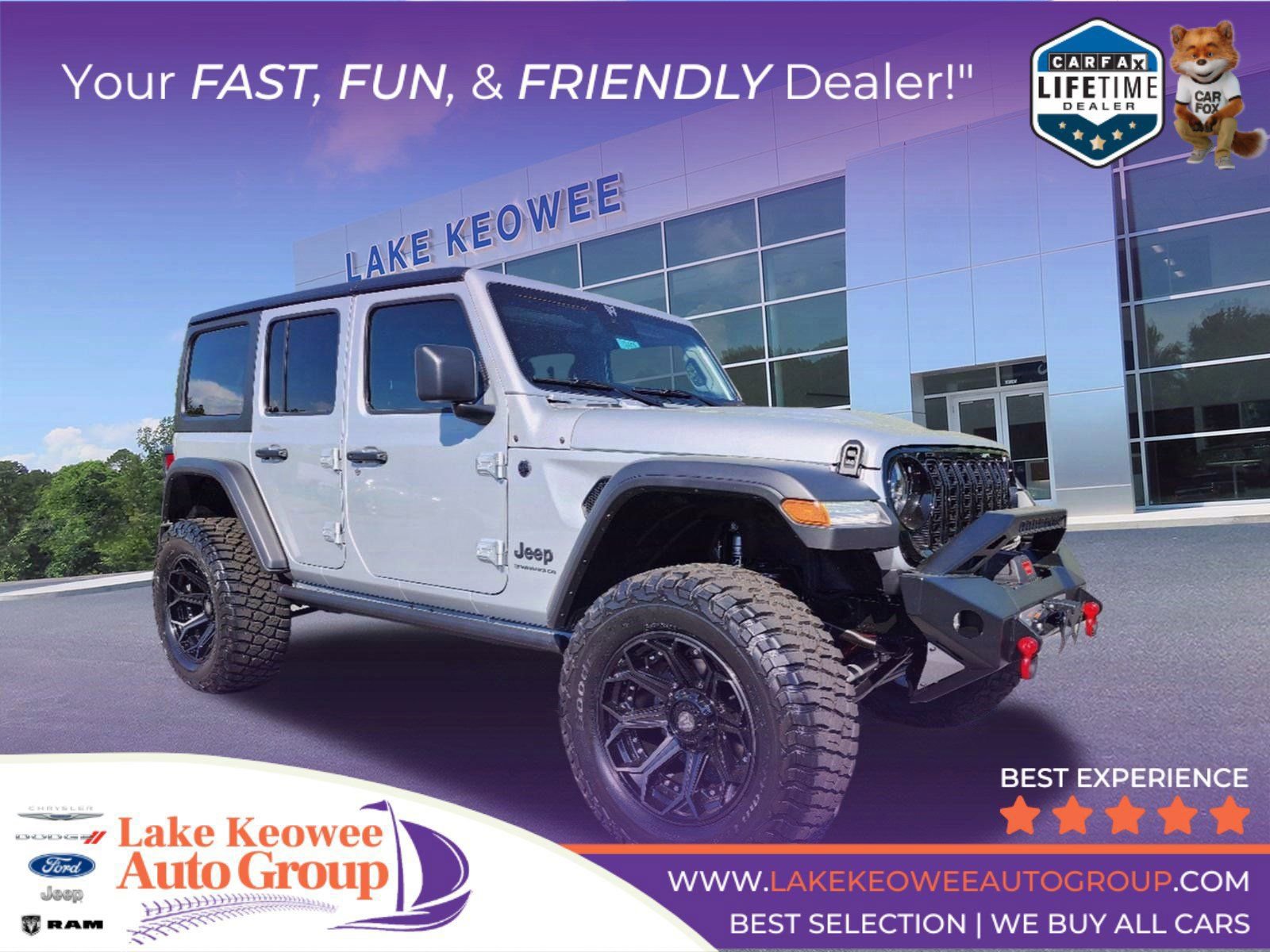 Used 2024 Jeep Wrangler Unlimited Sport image 1