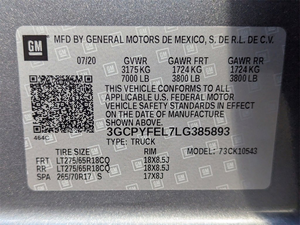 Used 2020 Chevrolet Silverado 1500 LT Trail Boss image 53