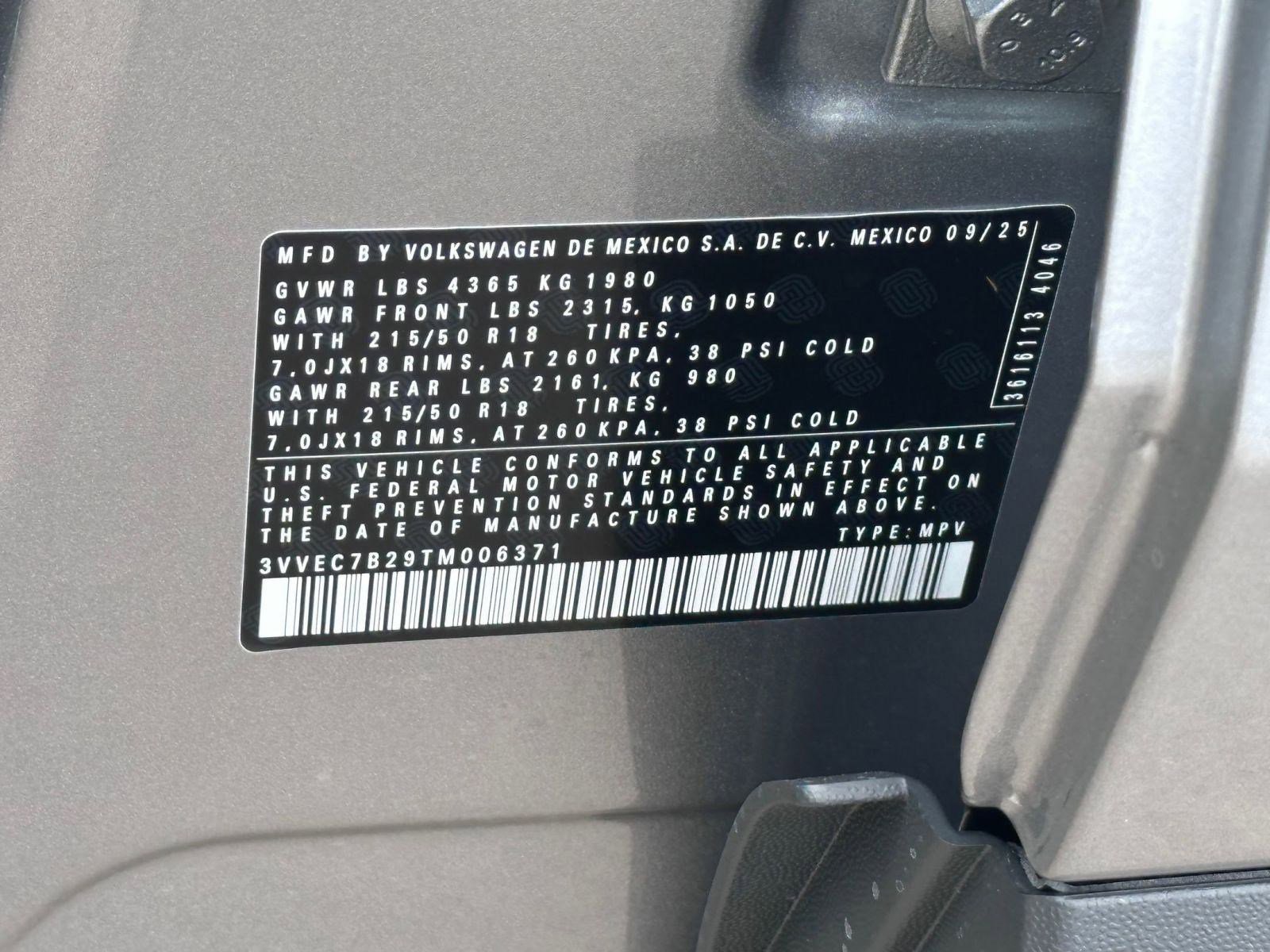 New 2026 Volkswagen Taos SE image 19