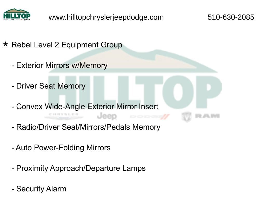 New 2026 RAM 1500 Rebel w/ Rebel Level 2 Equipment Group image 20