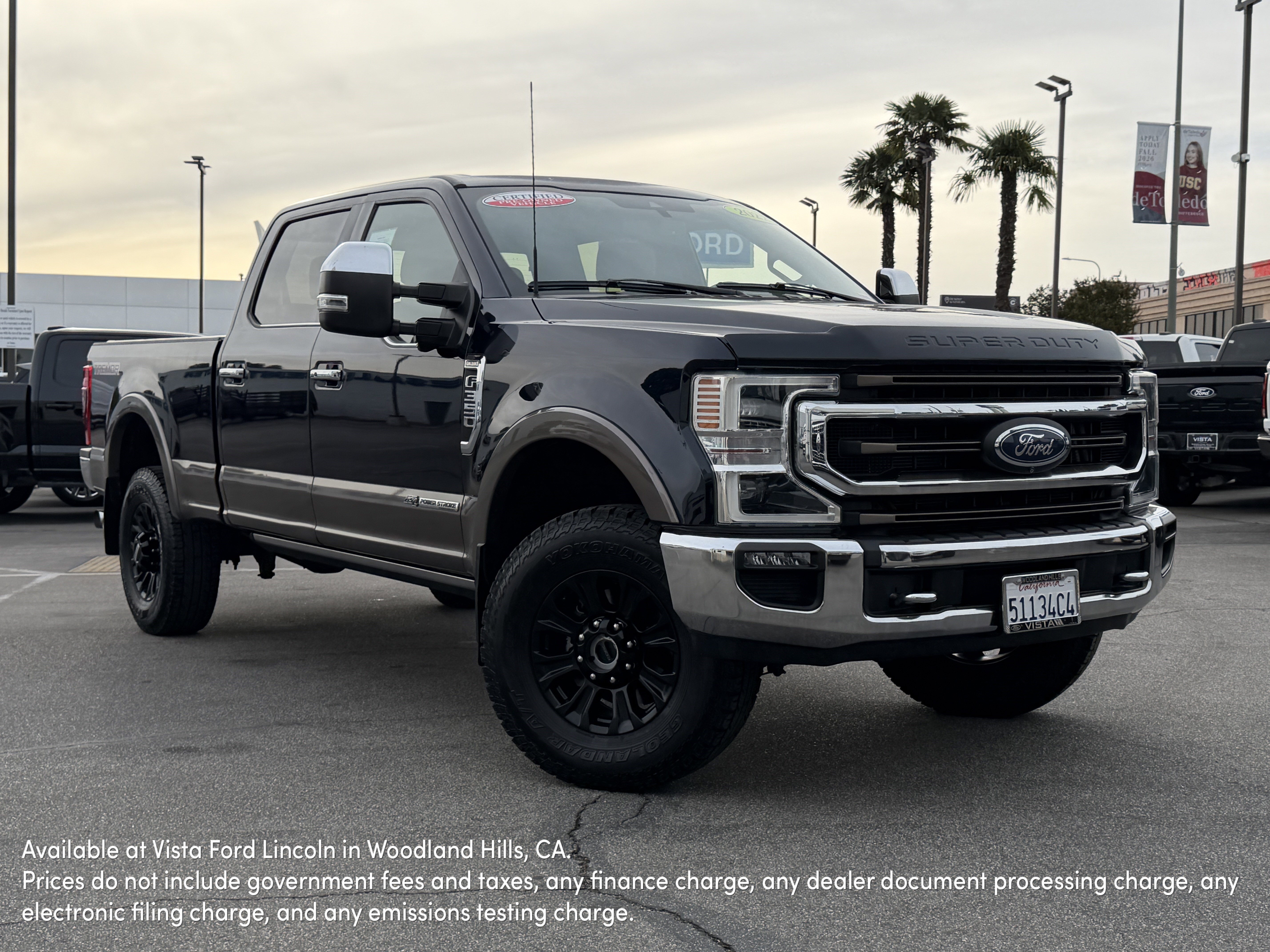 Certified 2022 Ford F350 King Ranch w/ Tremor Off-Road Package image 1