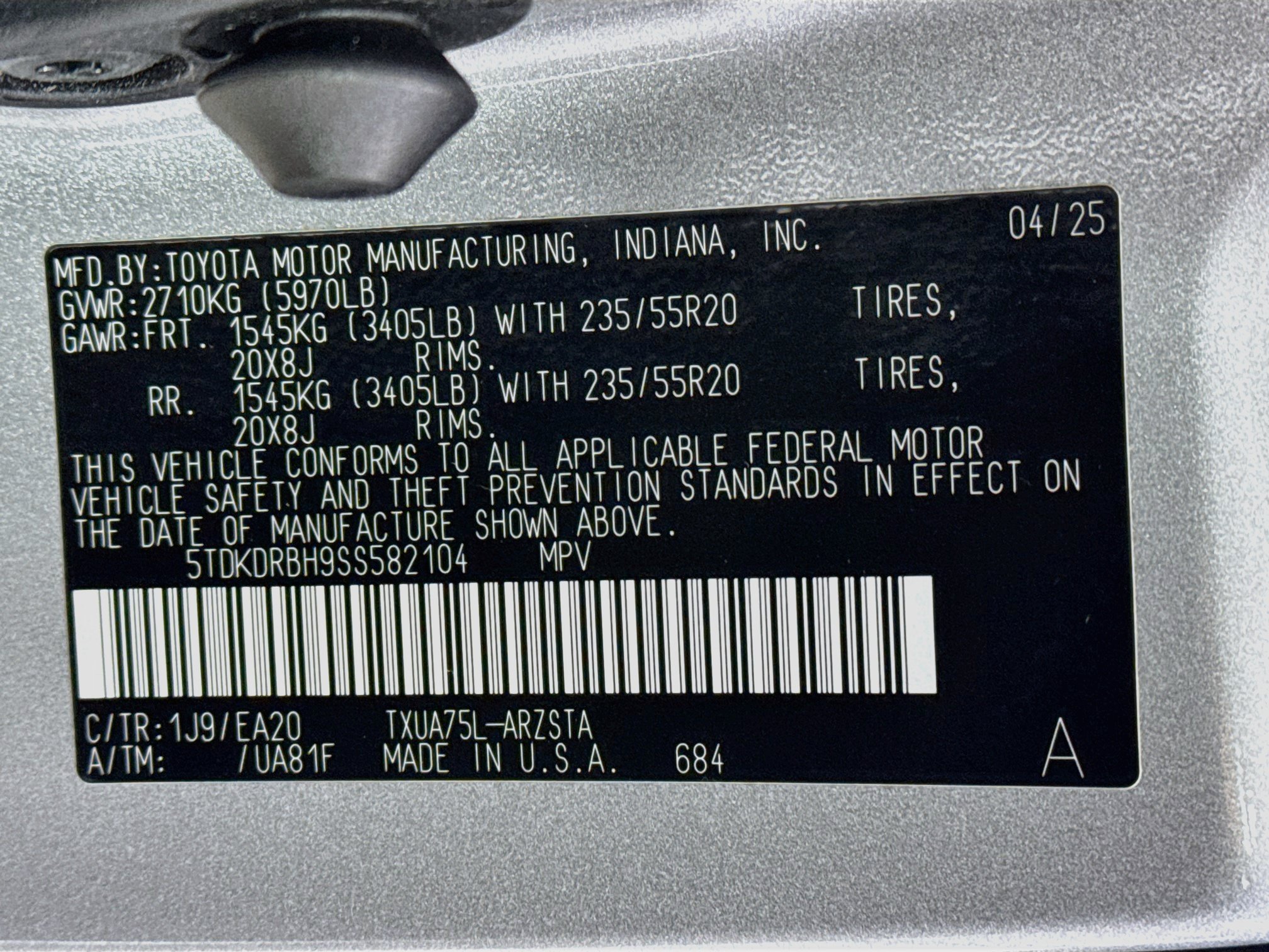 Certified 2025 Toyota Highlander XSE AWD/4WD image 33