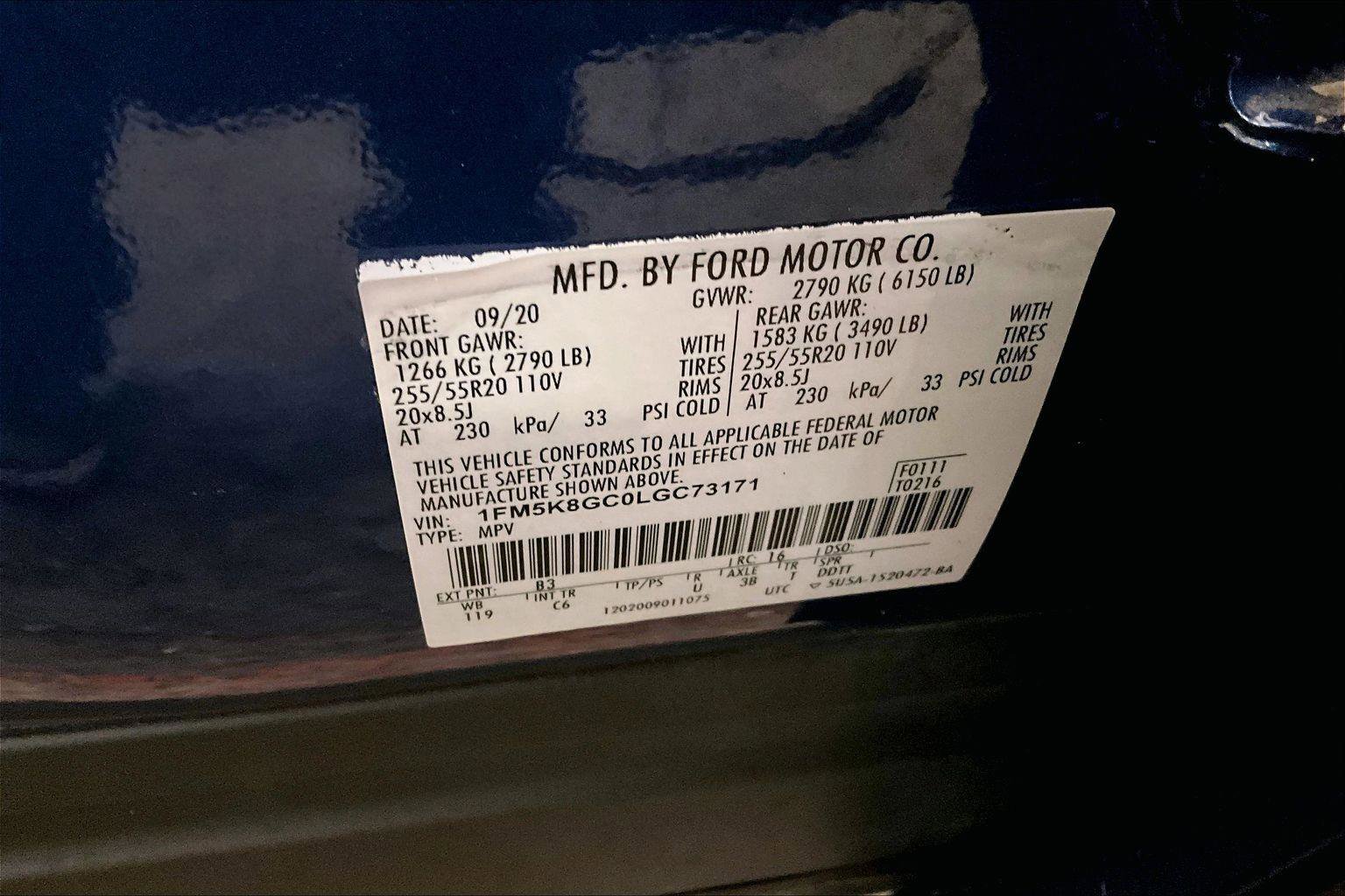 Used 2020 Ford Explorer ST w/ Premium Technology Package image 34