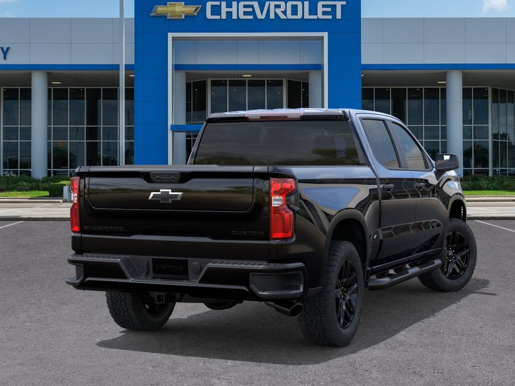 New 2026 Chevrolet Silverado 1500 Custom w/ Turbomax Blackout Package RWD image 4