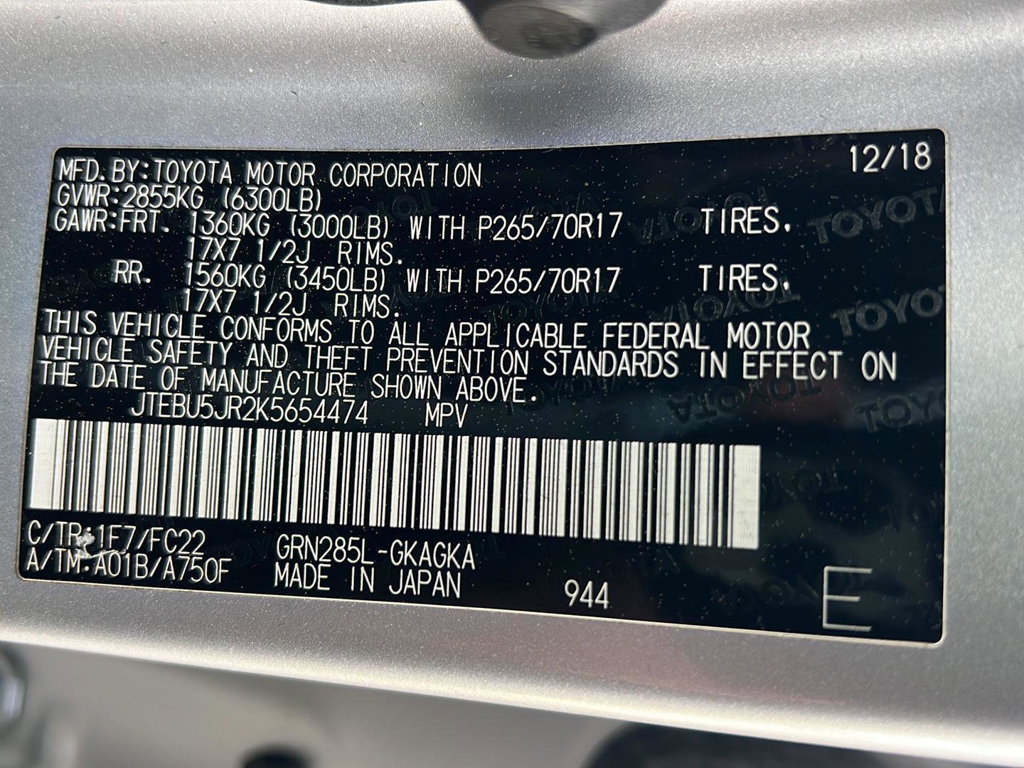 Used 2019 Toyota 4Runner TRD Off-Road image 43