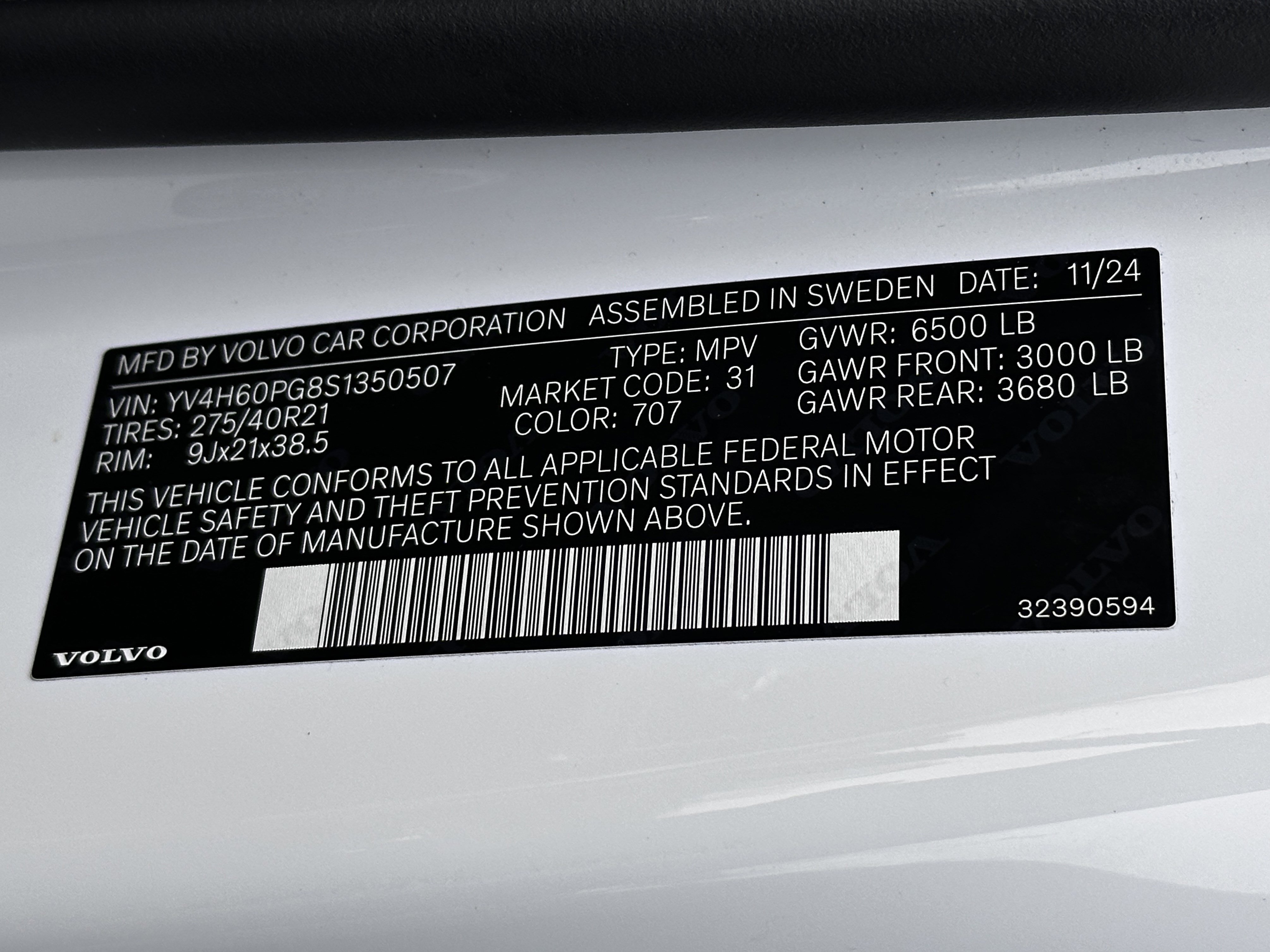 Used 2025 Volvo XC90 T8 Ultra image 36