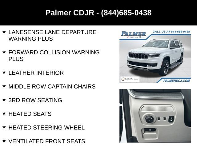 Certified 2023 Jeep Wagoneer Series III w/ Premium Group I image 12