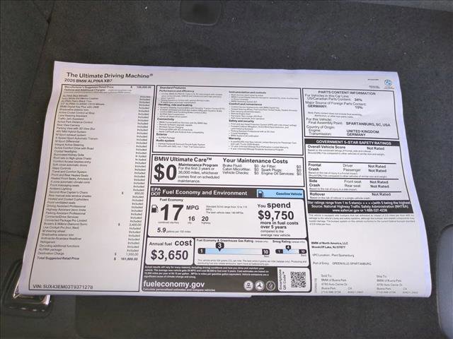 New 2026 BMW ALPINA XB7 AWD/4WD image 18