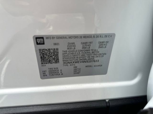 Used 2022 Chevrolet Equinox RS w/ Infotainment Package image 34