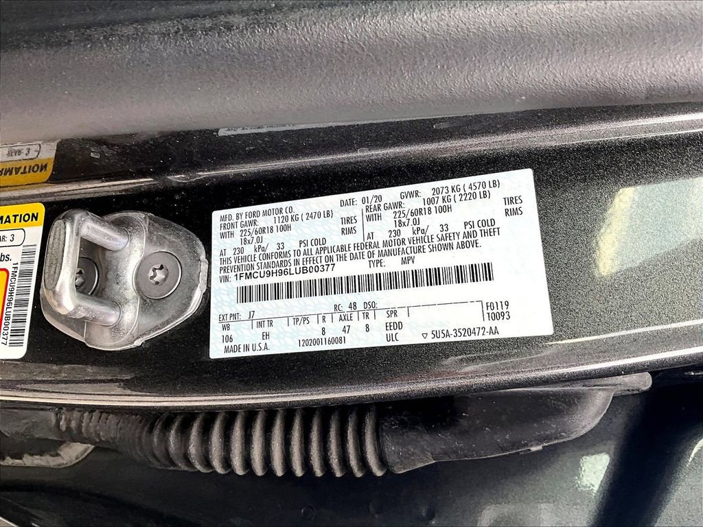 Used 2020 Ford Escape SEL image 26