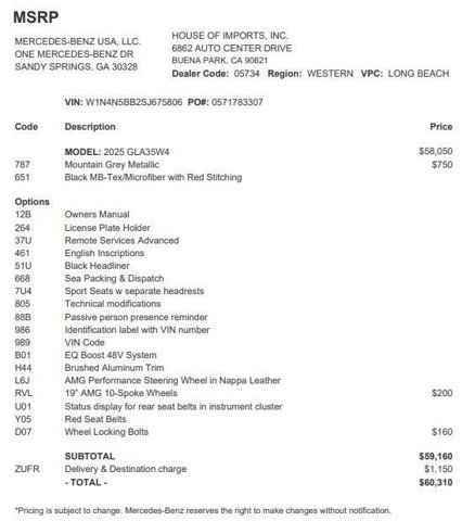 Certified 2025 Mercedes-Benz GLA 35 AMG 4MATIC image 4
