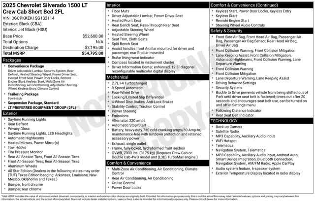 Certified 2025 Chevrolet Silverado 1500 LT AWD/4WD image 35