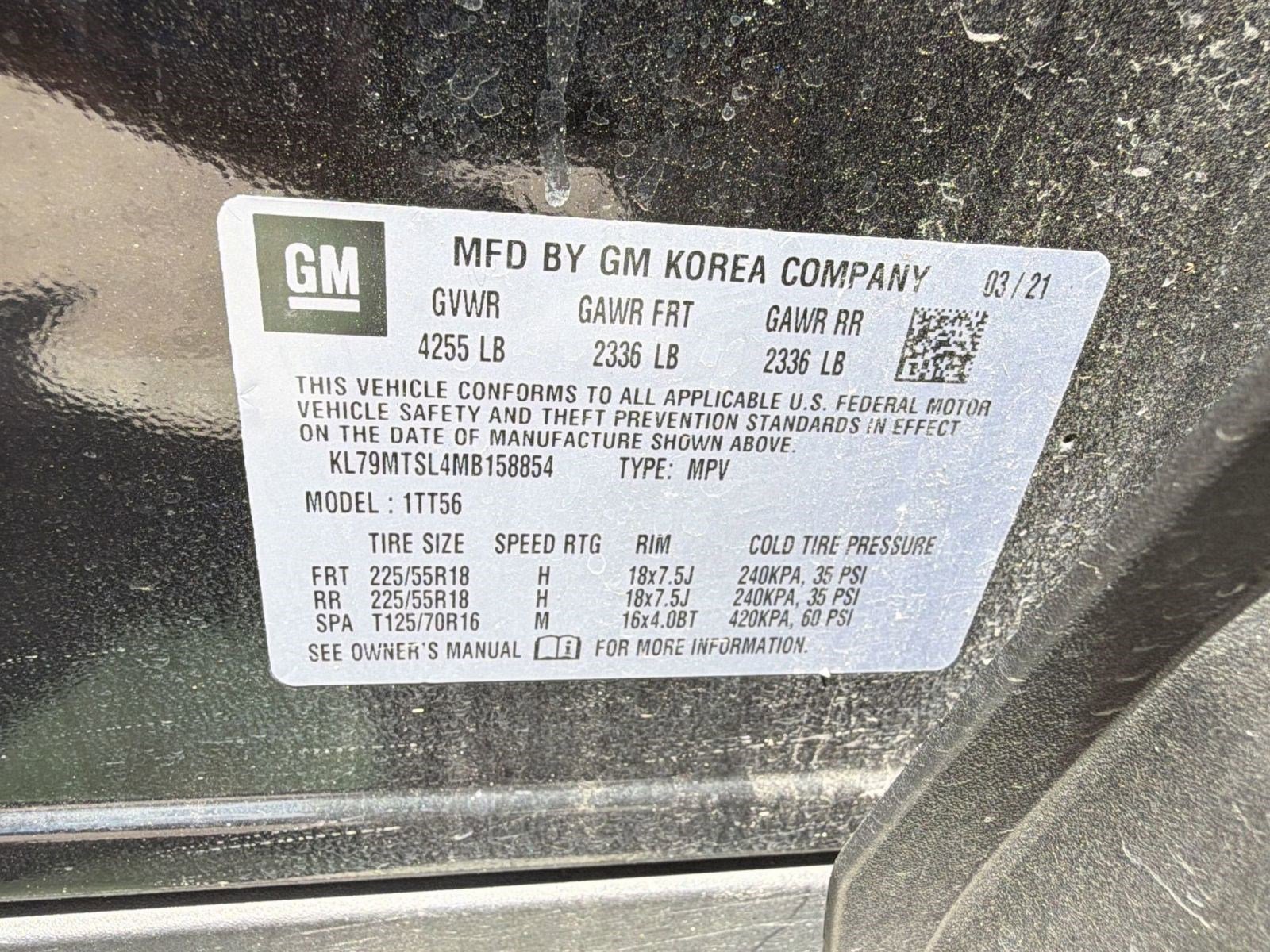 Used 2021 Chevrolet TrailBlazer RS w/ Sun and Liftgate Package image 21