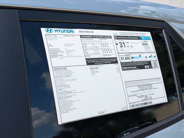 New 2026 Hyundai Venue SE FWD image 22
